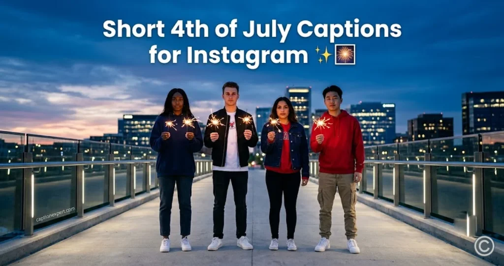 Short 4th of July Captions for Instagram 