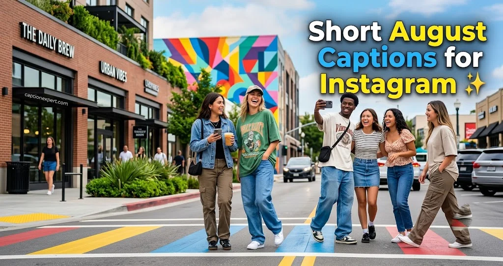 Short August Captions for Instagram