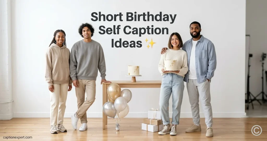 Short Birthday Self Caption Ideas 
