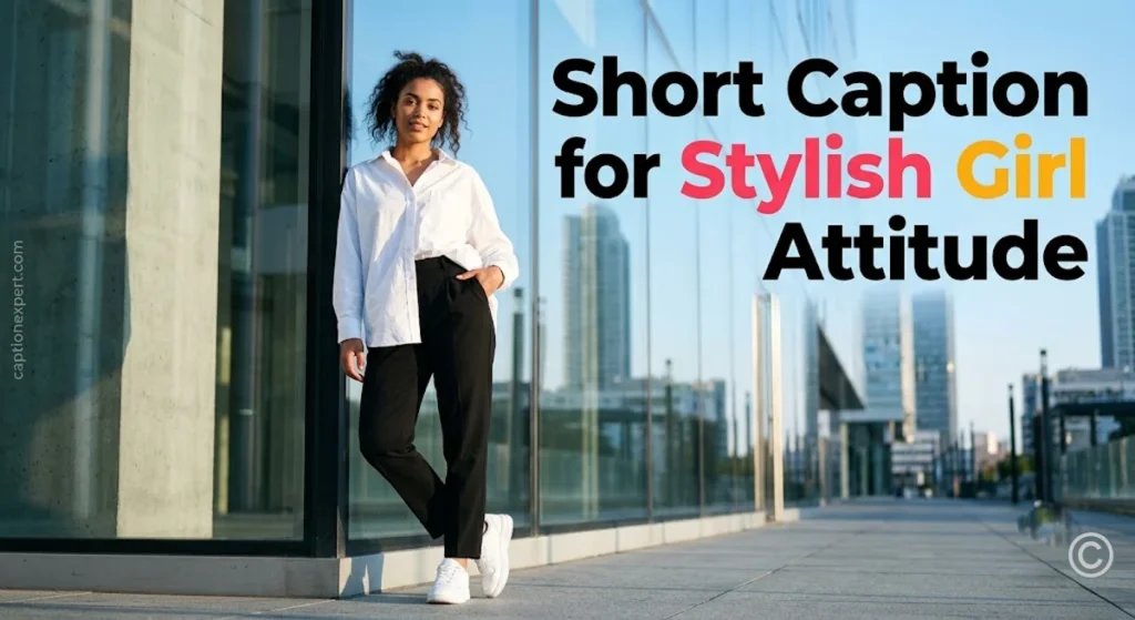 Short Caption for Stylish Girl Attitude 