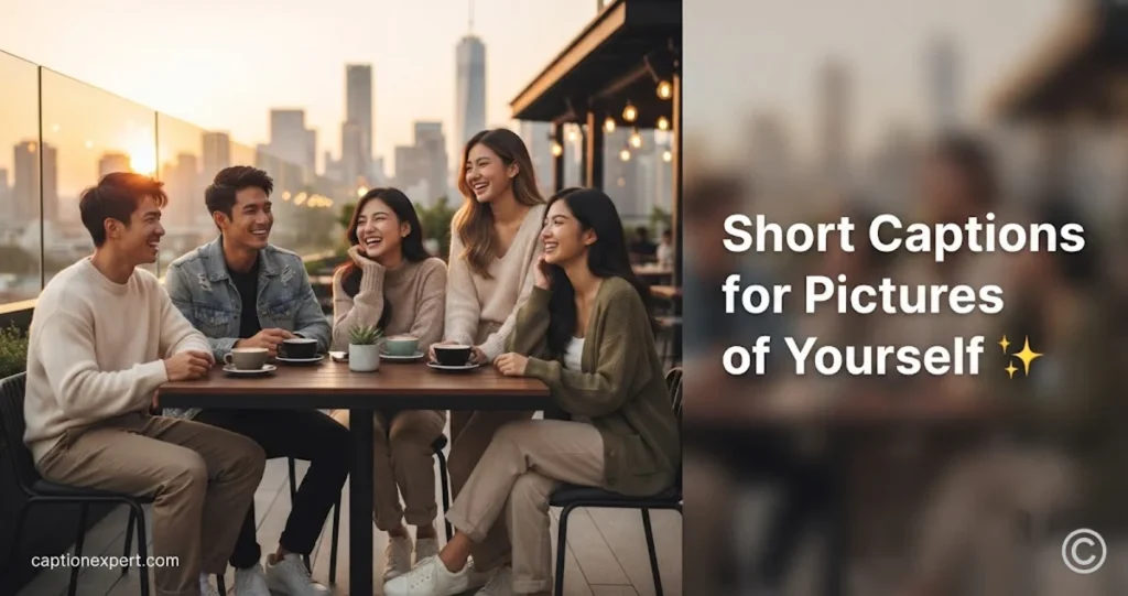 Short Captions for Pictures of Yourself