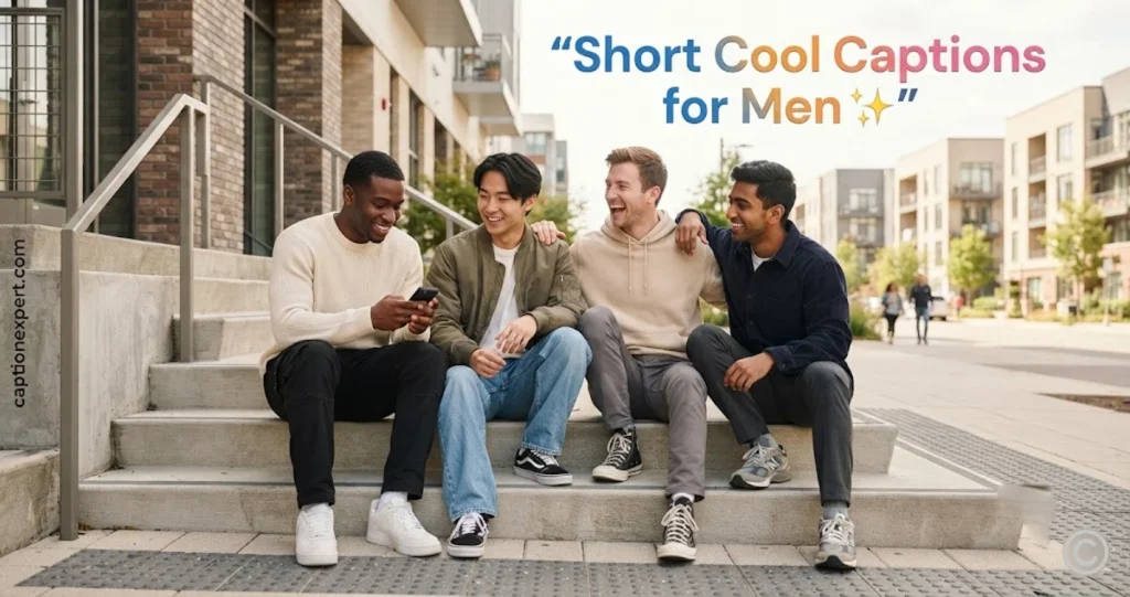 Short Cool Captions for Men