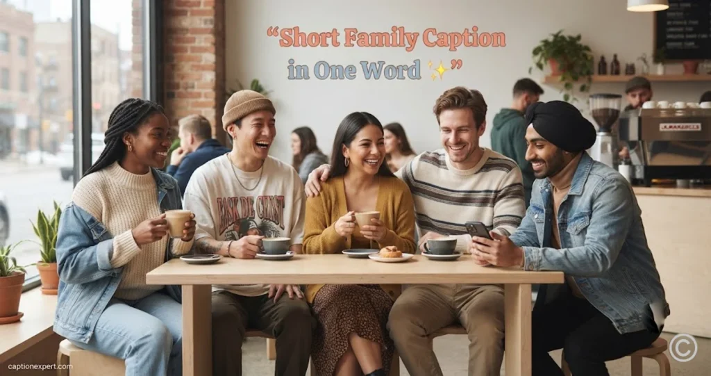 Short Family Caption in One Word