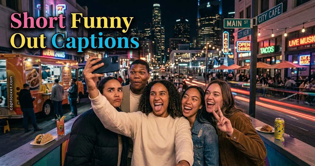 Short Funny Night Out Captions