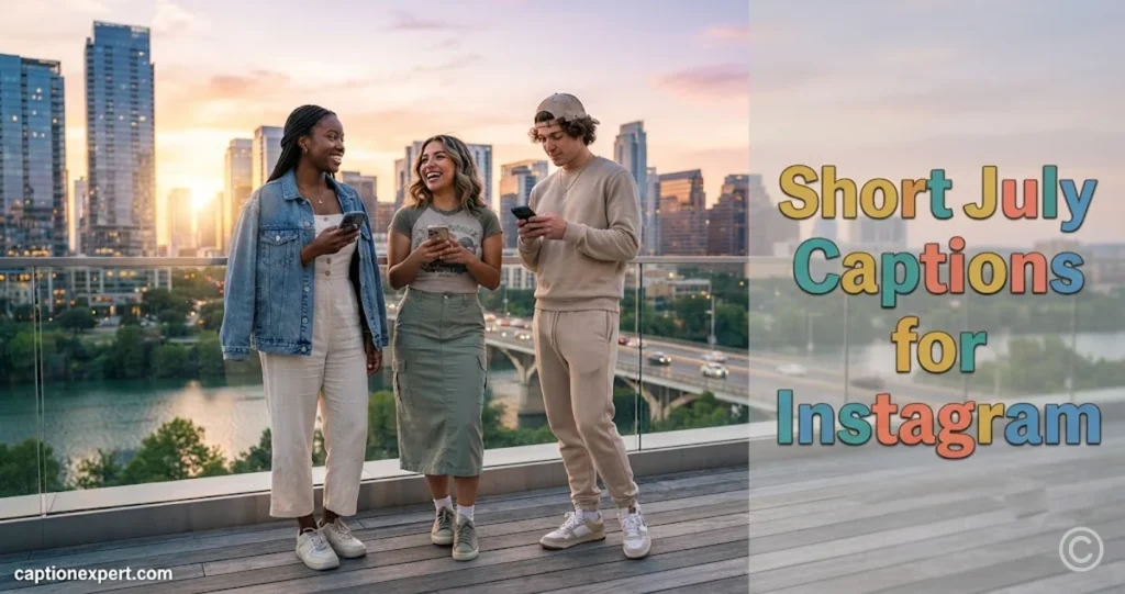 Short July Captions for Instagram 