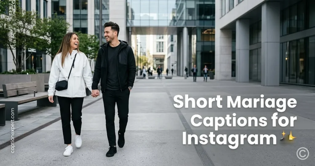 Short Marriage Captions for Instagram