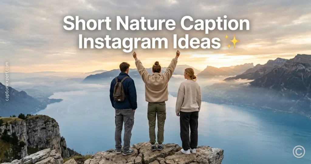 Short Nature Caption Instagram Ideas