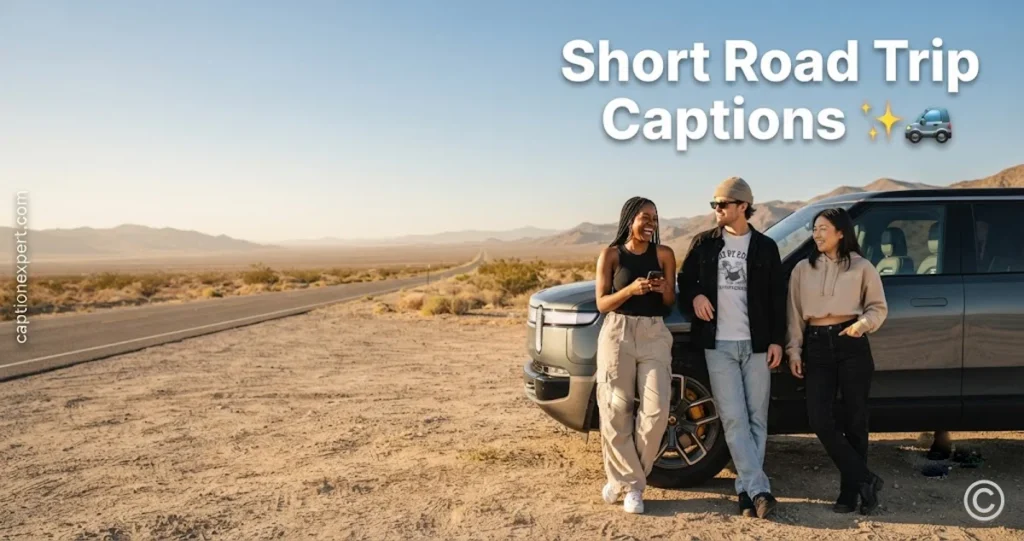 [Short Road Trip Captions