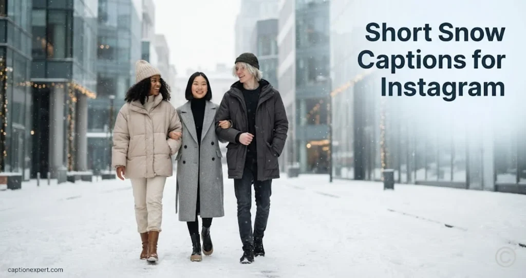 Short Snow Captions for Instagram