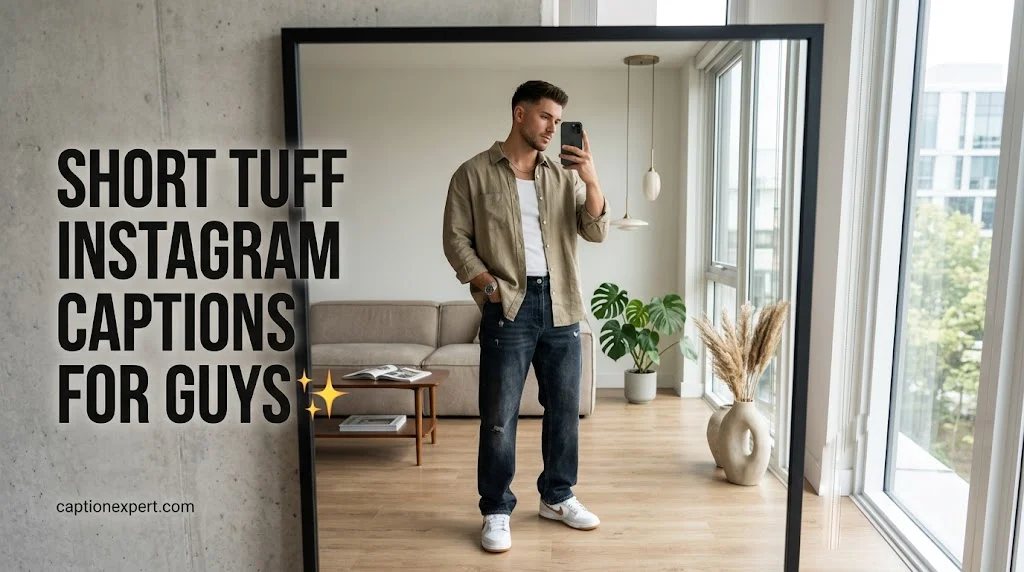 Short Tuff Instagram Captions for Guys 