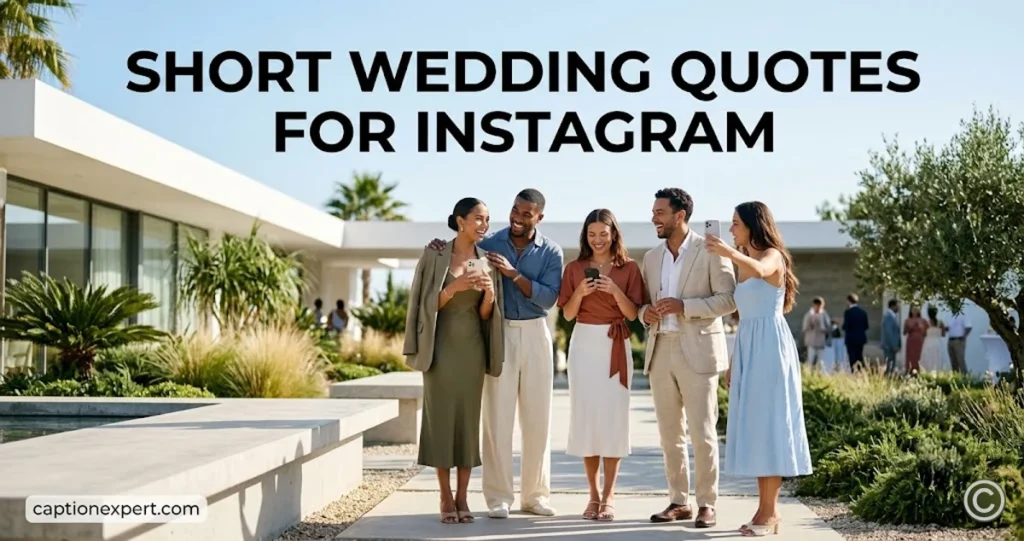 Short Wedding Quotes for Instagram