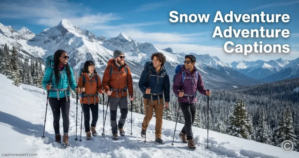 Snow Adventure Captions 

