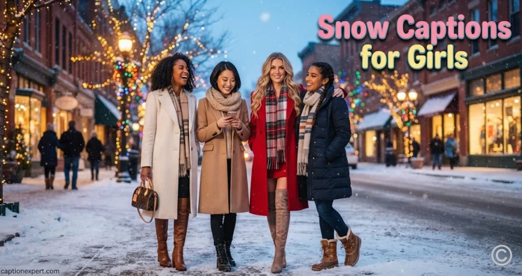 Snow Captions for Girls 