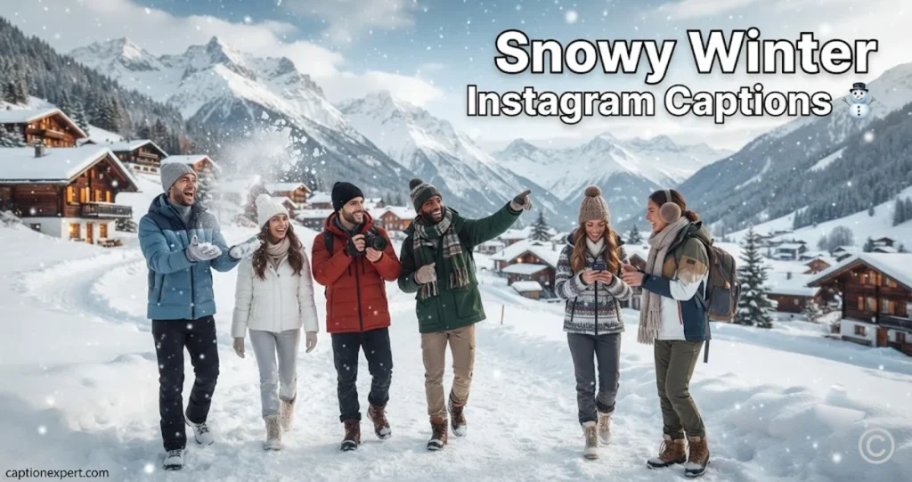 Snowy Winter Instagram Captions