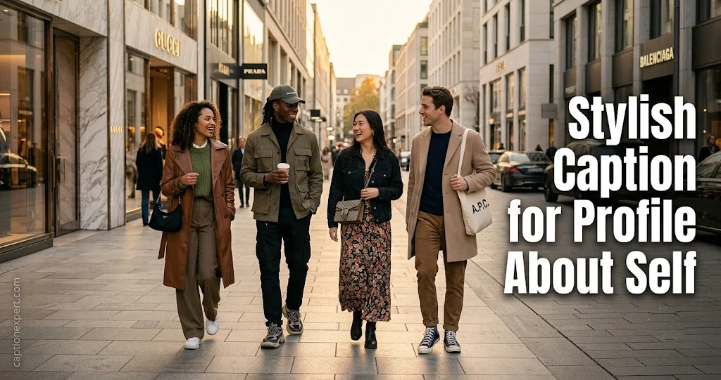 Stylish Caption for Profile About Self