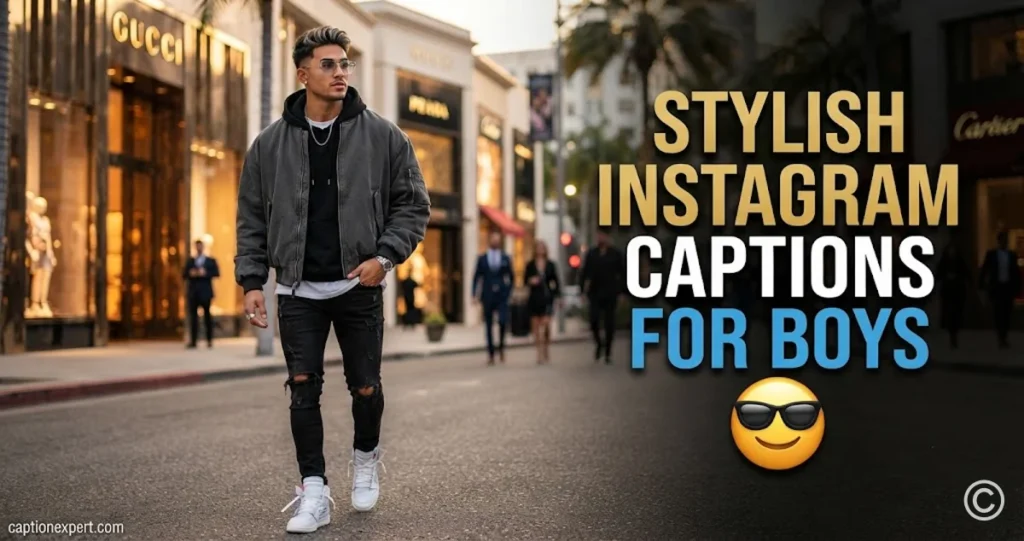 Stylish Instagram Captions for Boys 