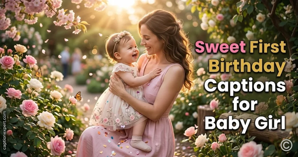  Sweet First Birthday Captions for Baby Girl