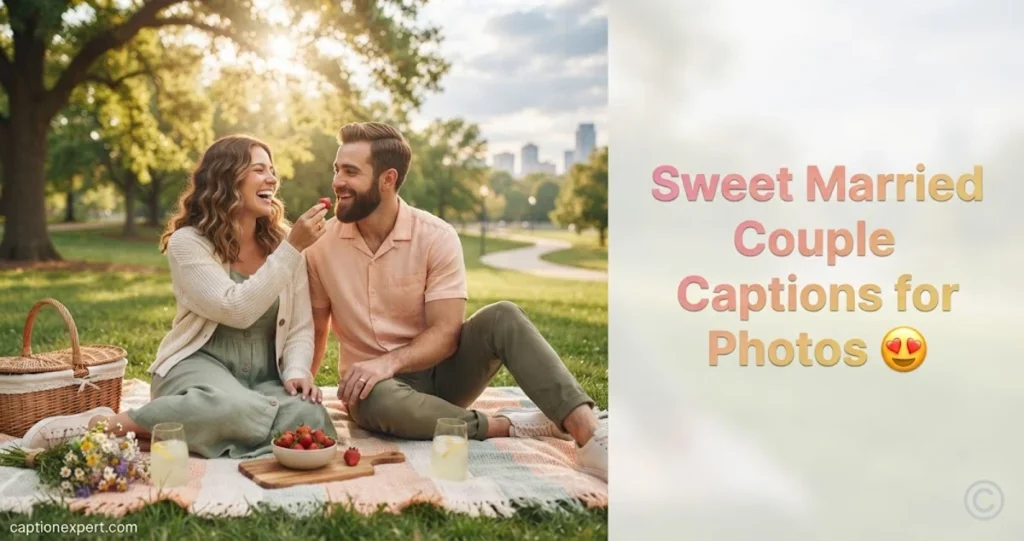 Sweet Married Couple Captions for Photos
