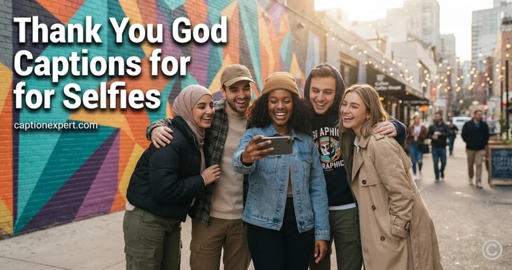 Thank You God Captions for Selfies 
