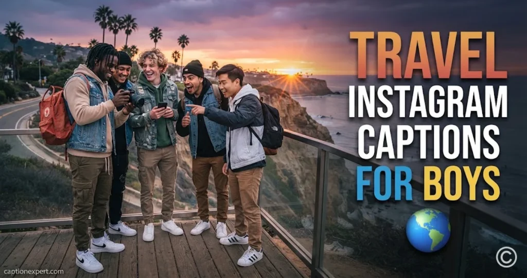  Travel Instagram Captions for Boys