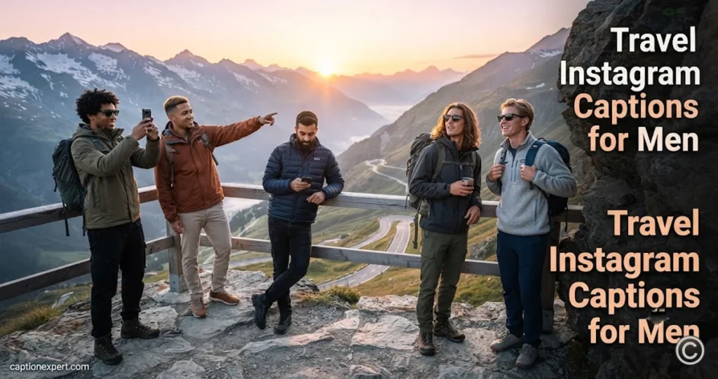 Travel Instagram Captions for Men