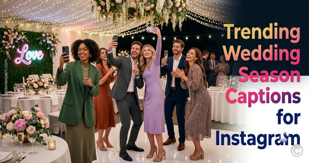 Trending Wedding Season Captions for Instagram