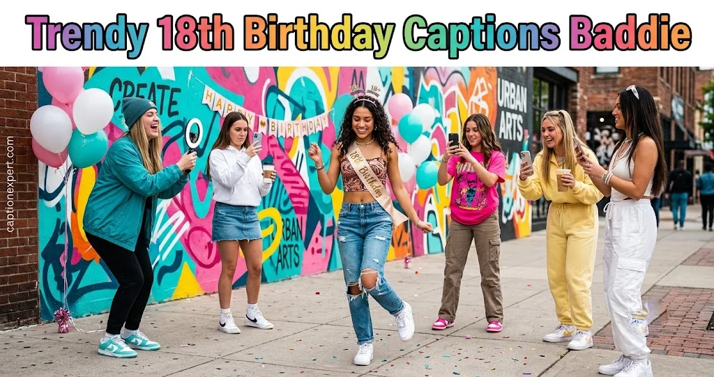  Trendy 18th Birthday Captions Baddie
