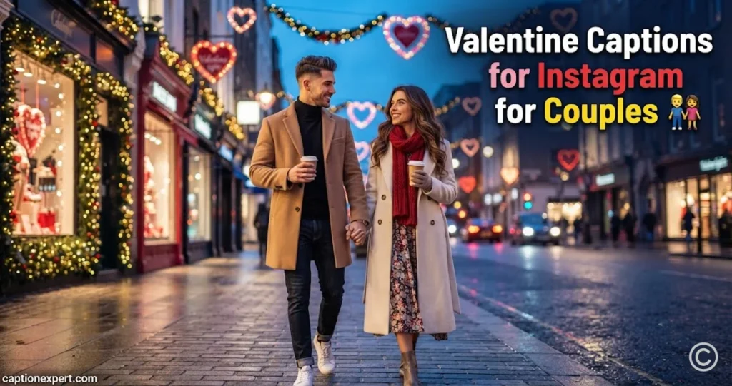  Valentine Captions for Instagram for Couples 
