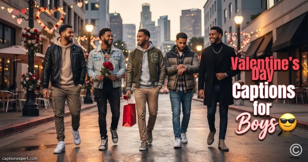 Valentine's Day Captions for Boys 