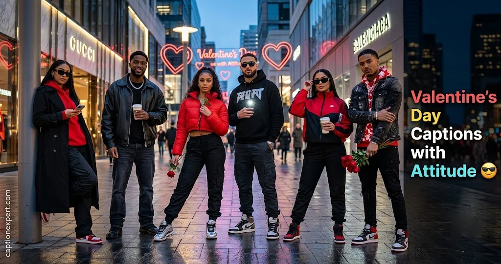 Valentine's Day Captions with Attitude