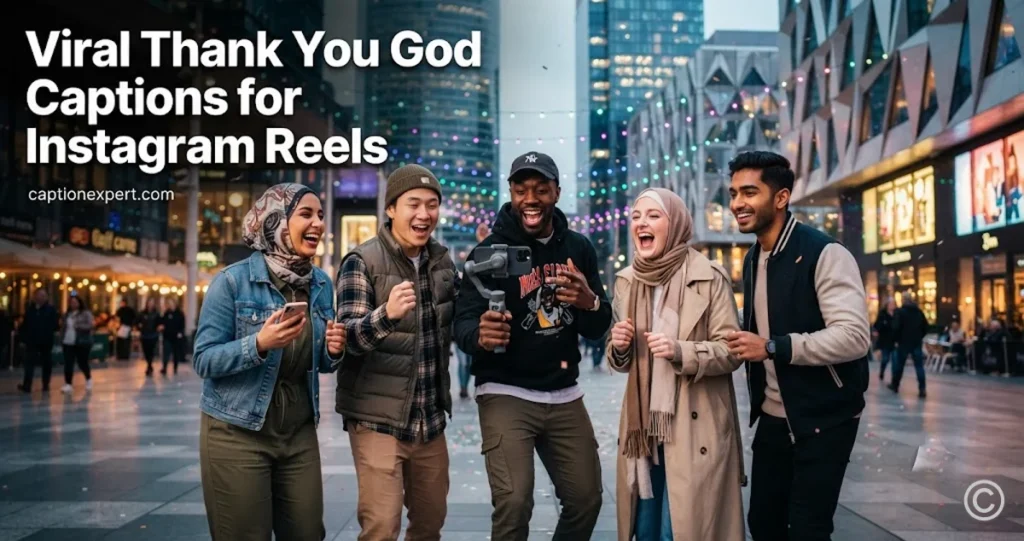 Viral Thank You God Captions for Instagram Reels 
