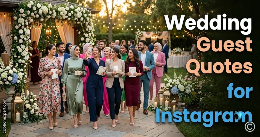 Wedding Guest Quotes for Instagram