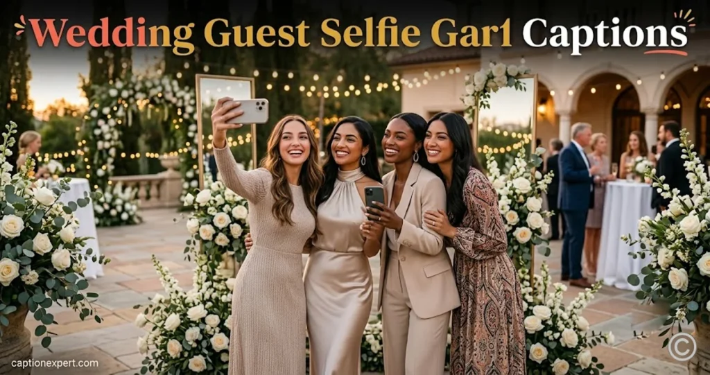 Wedding Guest Selfie Captions 