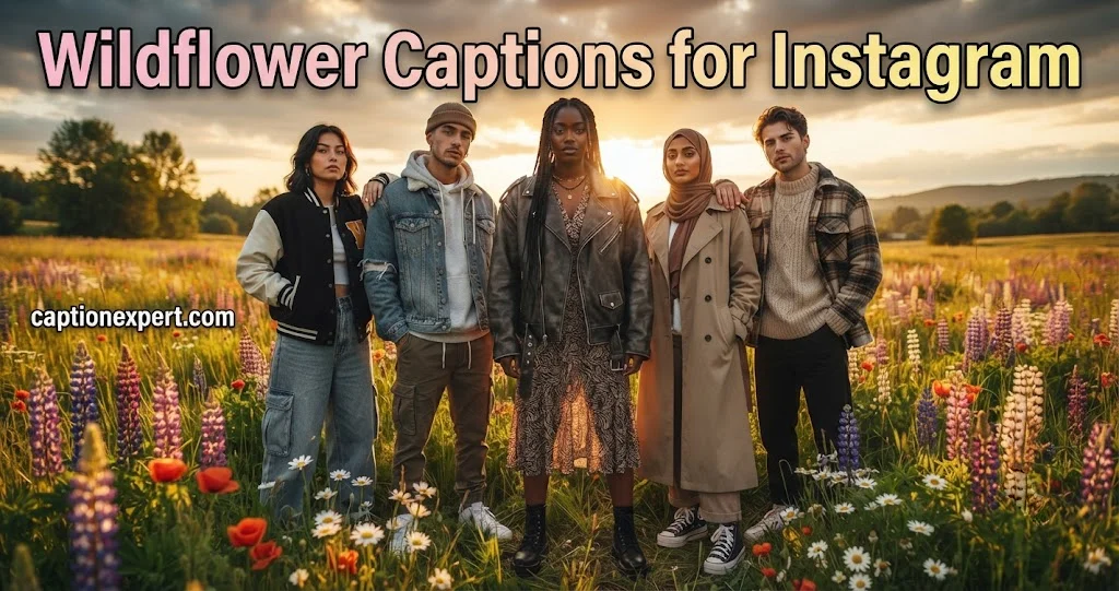 Wildflower Captions for Instagram