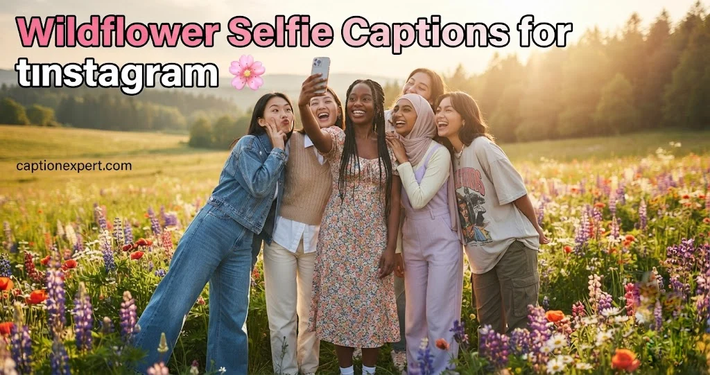 Wildflower Selfie Captions
