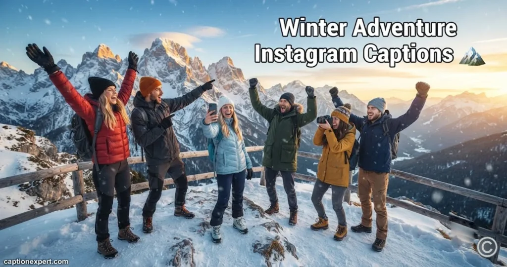 Winter Adventure Instagram Captions
