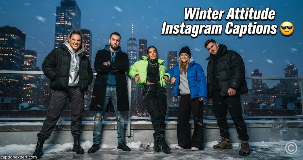 Winter Attitude Instagram Captions 