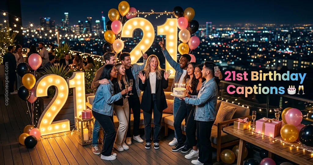 21st Birthday Captions