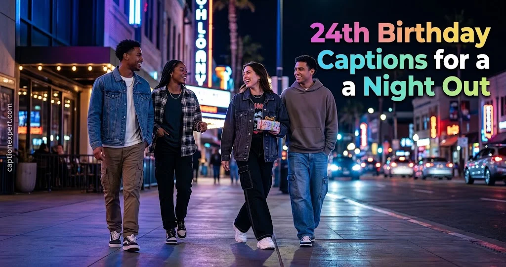 24th Birthday Captions for a Night Out 