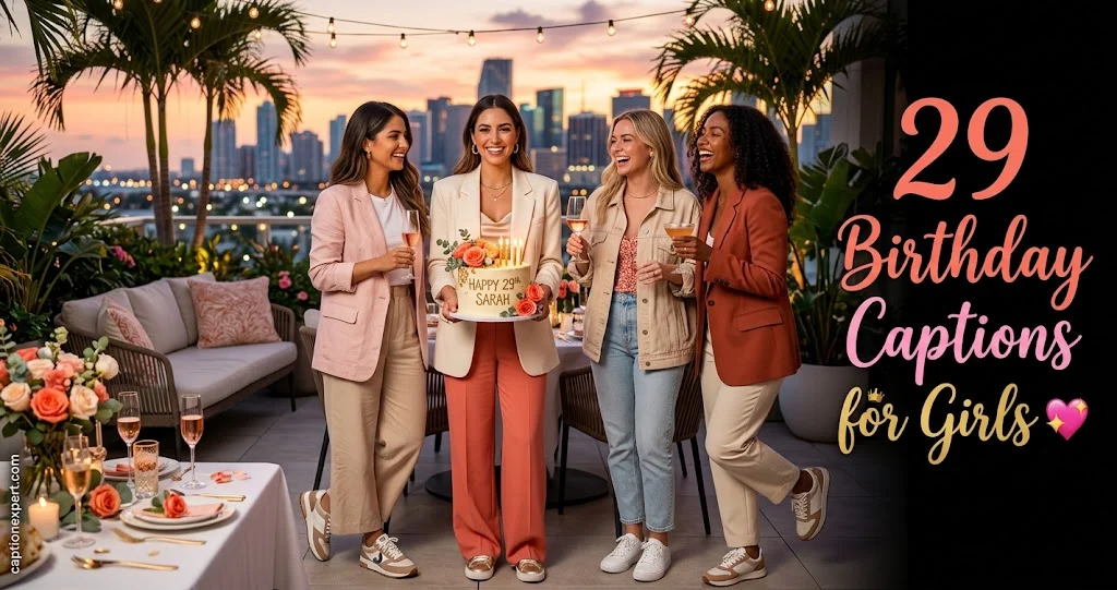 29 Birthday Captions for Girls