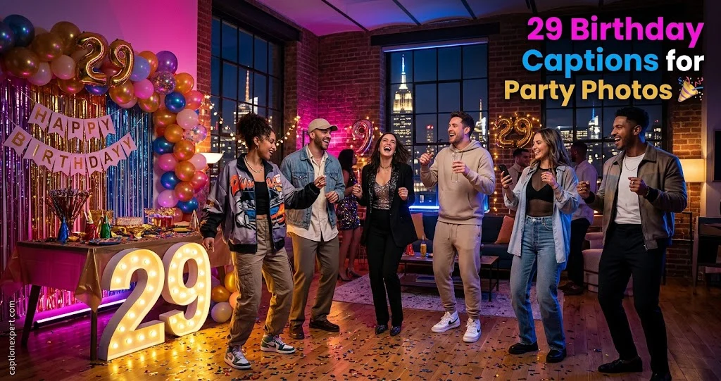 29 Birthday Captions for Party Photos