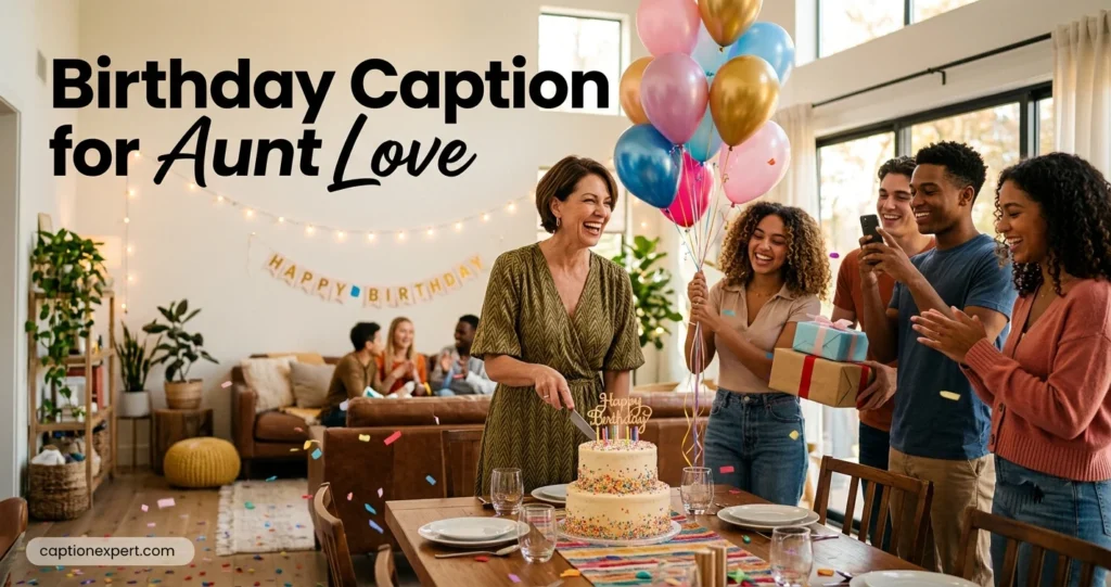 Birthday Caption for Aunt Love