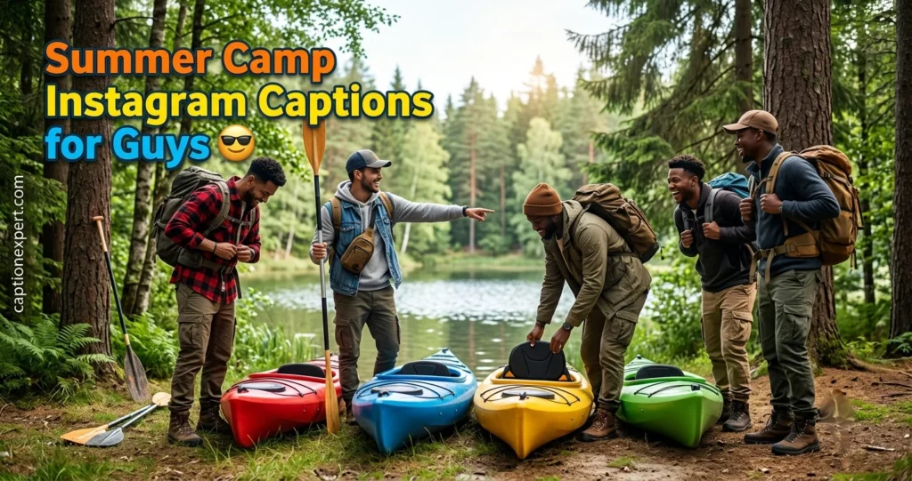  Summer Camp Instagram Captions for Guys 