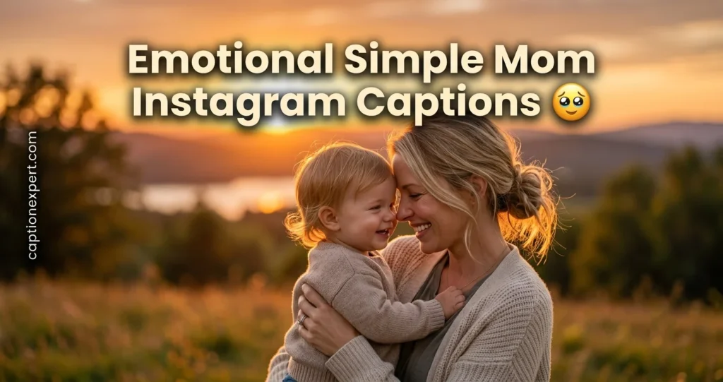 Emotional Simple Mom Instagram Captions