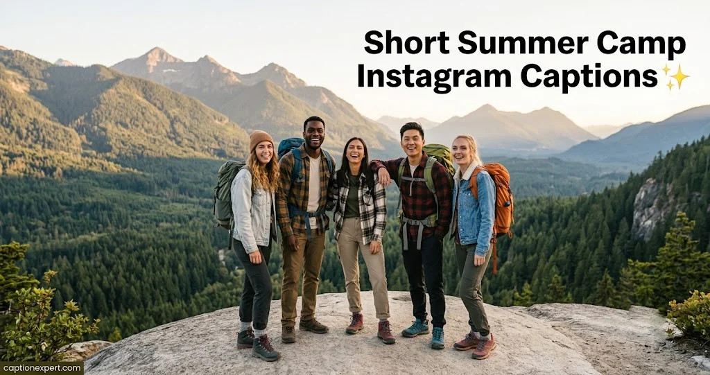 Short Summer Camp Instagram Captions 