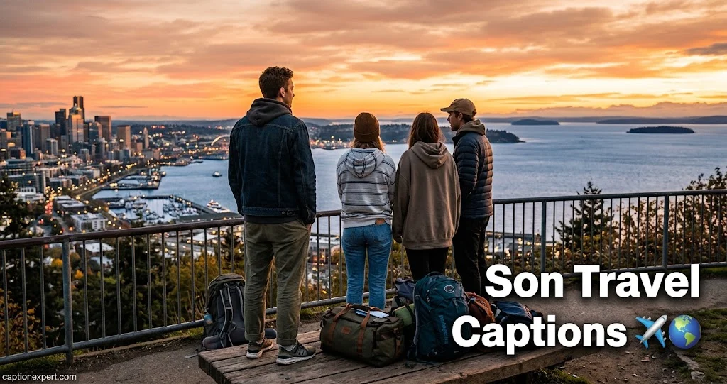 Son Travel Captions