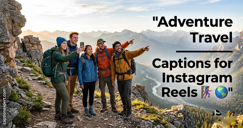 Adventure Travel Captions for Instagram Reels