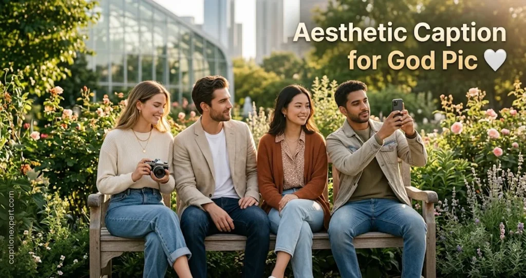 Aesthetic Caption for God Pic