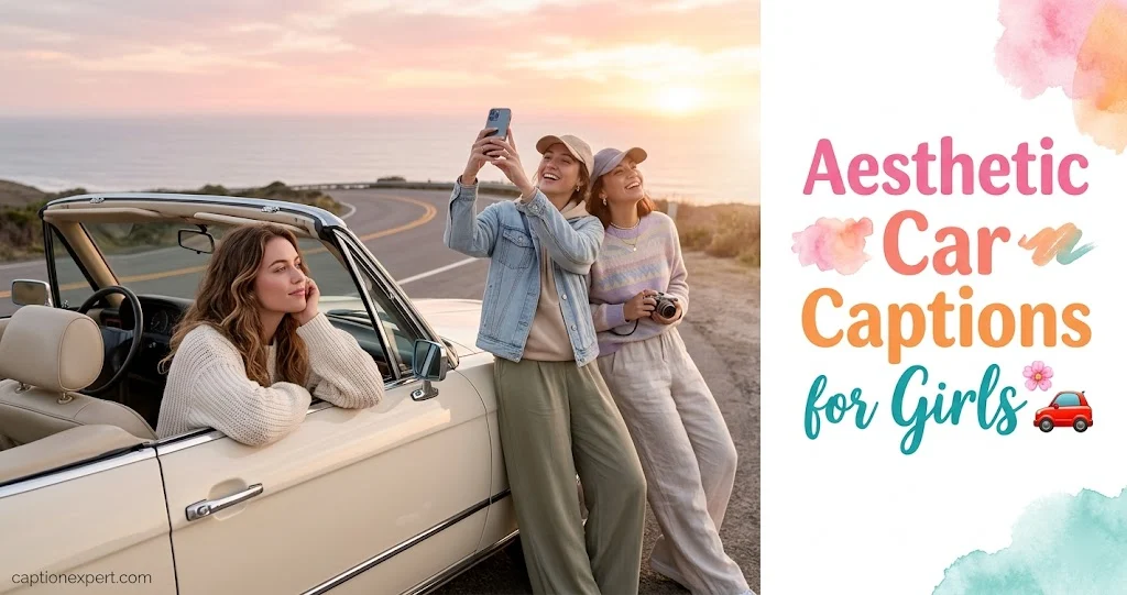 Aesthetic Car Captions for Girls 