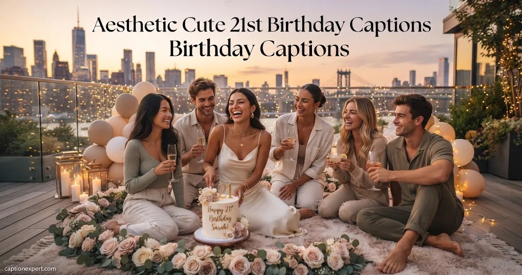 Aesthetic Cute 21st Birthday